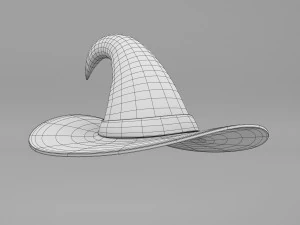 Zucca Con Cappello Da Strega Modello 3D