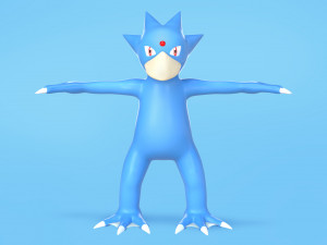 Pokemon Golduck Modelo 3D
