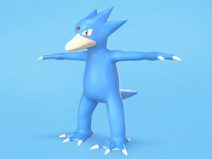 Pokemon Golduck Modelo 3D