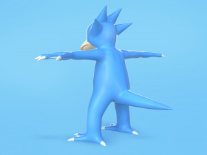 Pokemon Golduck Modelo 3D