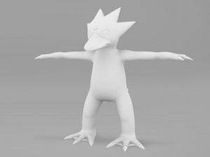 Pokemon Golduck Modelo 3D