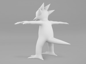 Pokemon Golduck Modelo 3D