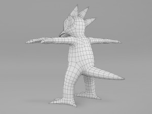 Pokemon Golduck Modelo 3D