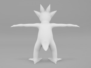 Pokemon Golduck Modelo 3D