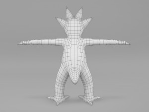 Pokemon Golduck Modelo 3D