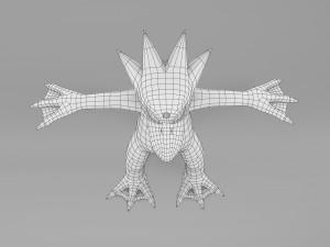 Pokemon Golduck Modelo 3D