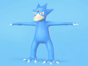 Pokemon Psyduck EVOLUTIONS 3D Model