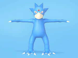 Pokemon Psyduck EVOLUTIONS 3D Model