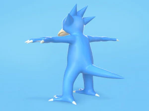 Pokemon Psyduck EVOLUTIONS 3D Model