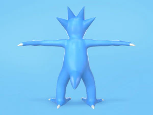 Pokemon Psyduck EVOLUTIONS 3D Model