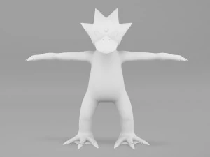 Pokemon Psyduck EVOLUTIONS 3D Model