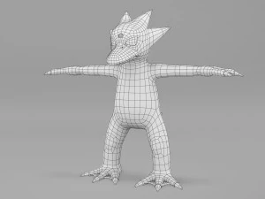 Pokemon Psyduck EVOLUTIONS 3D Model