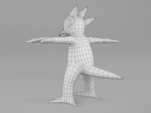 Pokemon Psyduck EVOLUTIONS 3D Model