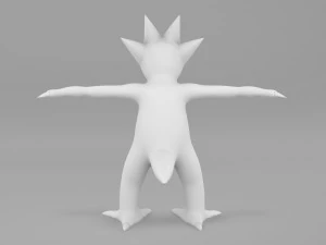 Pokemon Psyduck EVOLUTIONS 3D Model