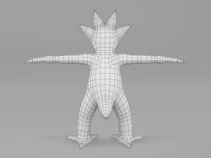 Pokemon Psyduck EVOLUTIONS 3D Model