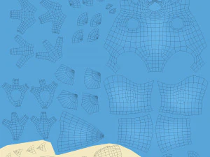 Pokemon Psyduck EVOLUTIONS 3D Model