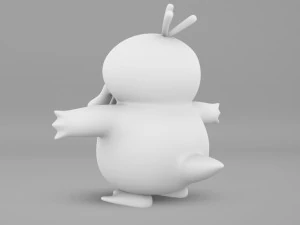 Pokemon Psyduck EVOLUTIONS 3D Model