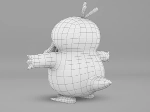 Pokemon Psyduck EVOLUTIONS 3D Model