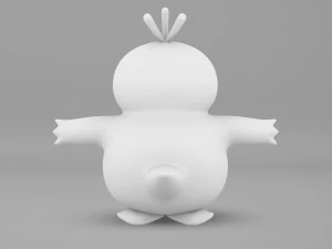 Pokemon Psyduck EVOLUTIONS 3D Model