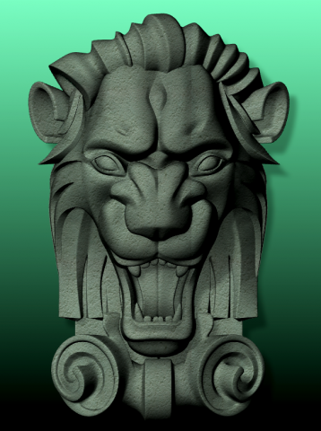 Lion 3D Model .c4d .max .obj .3ds .fbx .stl .blend