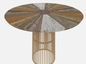 Old board table 3Dモデル