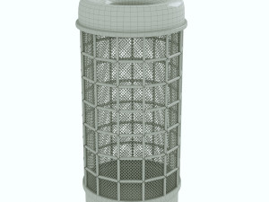 Trash can Model 3D