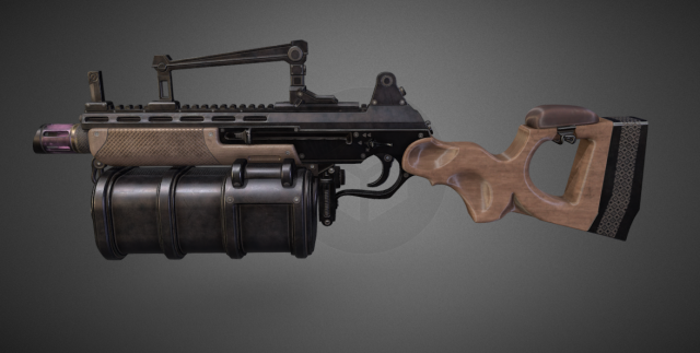 Weapon10 3D Model .c4d .max .obj .3ds .fbx .stl .blend 