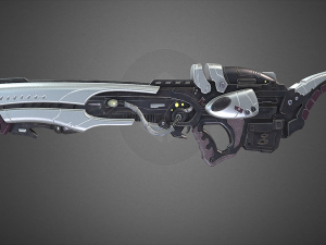 Space rifle 3D Model
