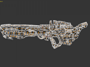 Space rifle 3D Model