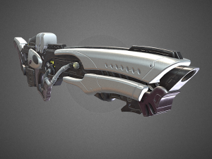 Space rifle 3D Model