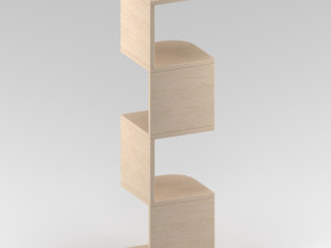 Wall Mounted Corner Shelf 3D Model