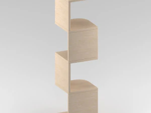 Wall Mounted Corner Shelf 3D Model