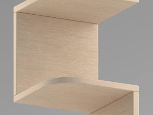 Wall Mounted Corner Shelf 3D Model