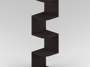 Wall Mounted Corner Shelf 3D Model