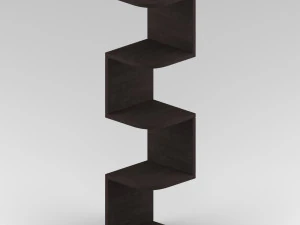 Wall Mounted Corner Shelf 3D Model