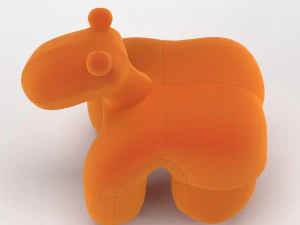 Ponyb&auml;r 3D Modell