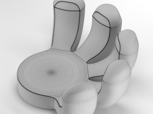 Chair arm 3D मॉडल