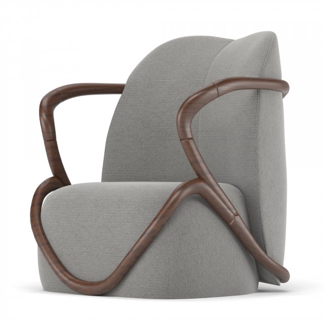 Giorgetti Hug 3D Модель .c4d .max .obj .3ds .fbx .stl .blend 