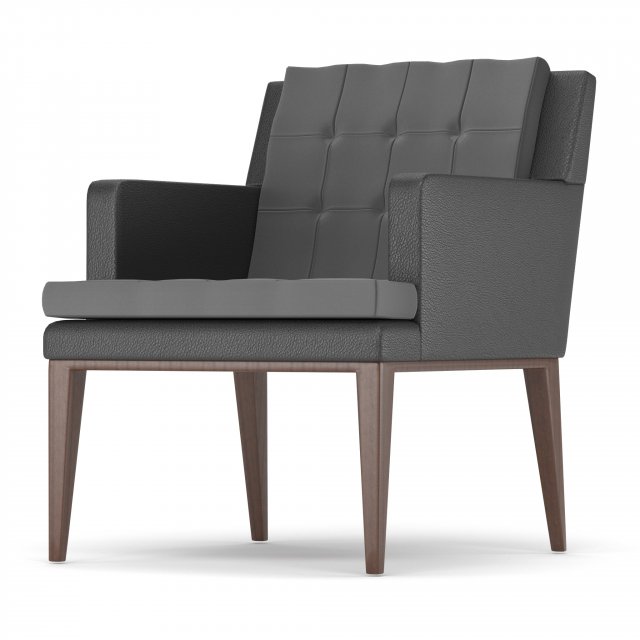 Baker DINING CHAIR 3D Model .c4d .max .obj .3ds .fbx .stl .blend 