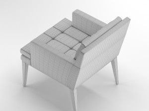Baker DINING CHAIR 3D Model