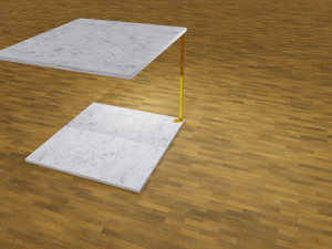 Modern table Modelo 3D