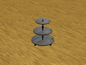 Rounded Table Modelo 3D
