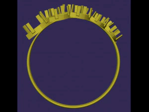Marquis ring 3D Print Model