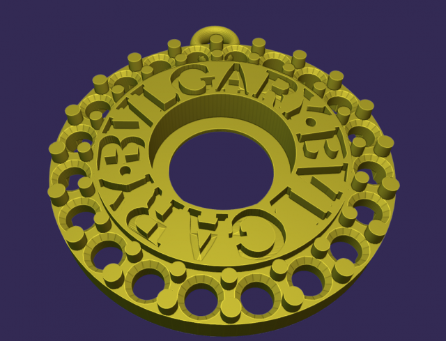 Bvlgary 3D 프린트 모델 .c4d .max .obj .3ds .fbx .stl .blend 