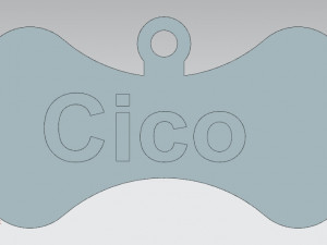 Nameplate Model Cetak 3D