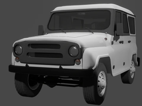 UAZ Hunter 3D Model