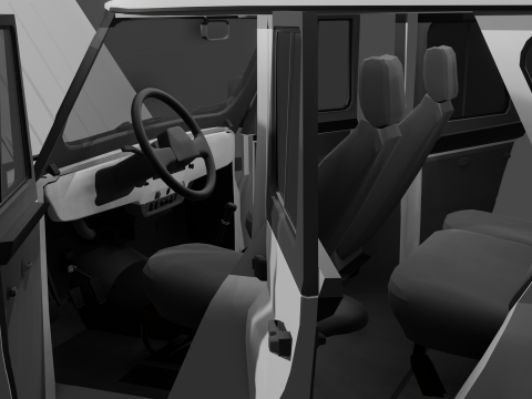 UAZ Hunter Modello 3D
