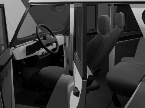UAZ Hunter 3D Model