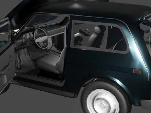 VAZ 2121 Niva Modelo 3D