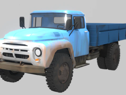 ZIL-130 3D Model